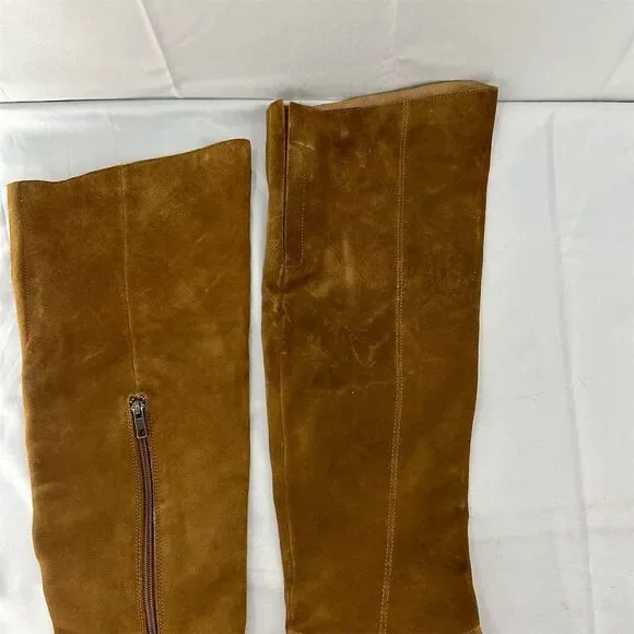 UGG LOMA Women's Over The Knee Boots Brown Size 7 Suede Casual EUC